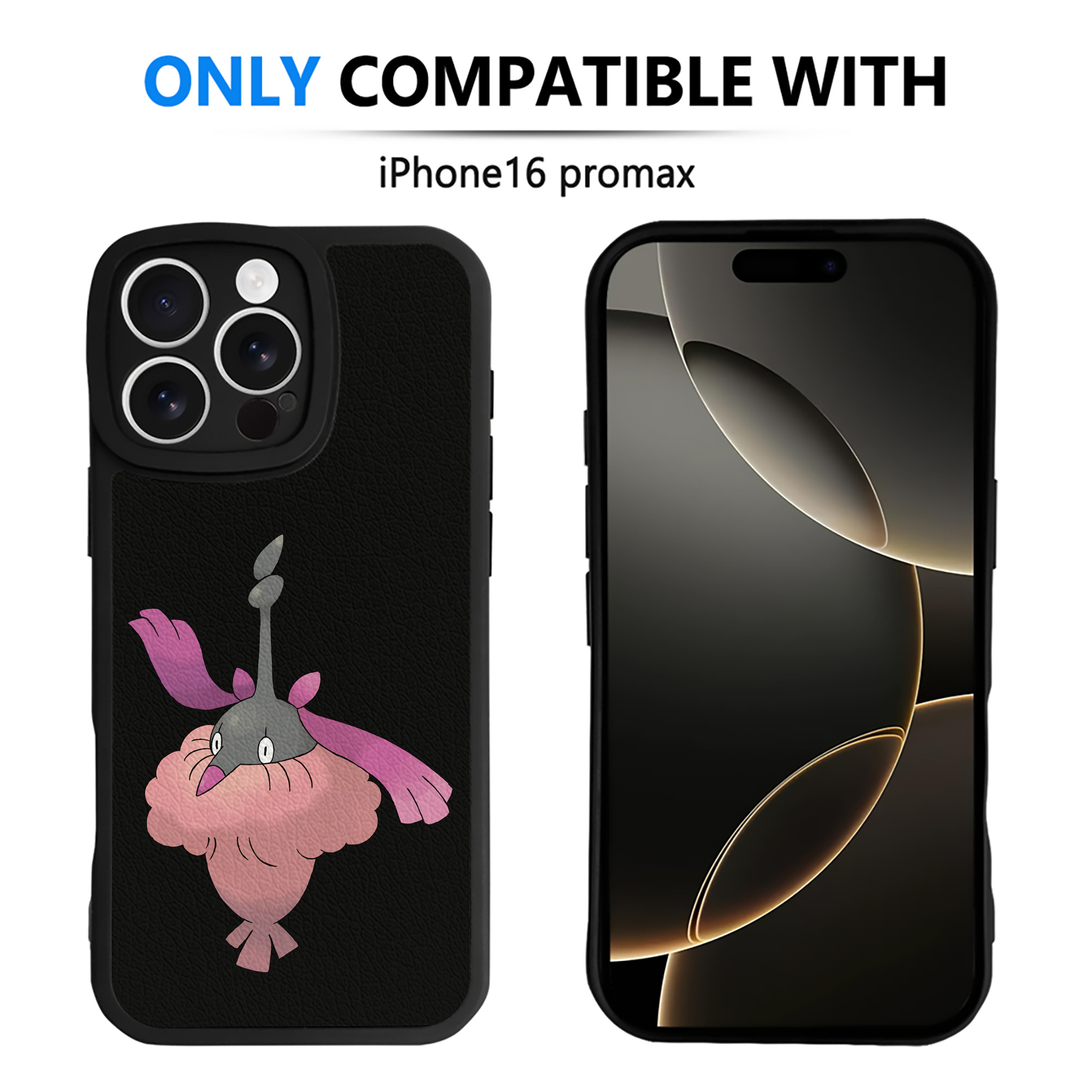 （画像用） ポケットモンスター Pokémon 【iPhone 16シリーズ対応】シリコンスマホケース（レザー調） 材質：シリコン